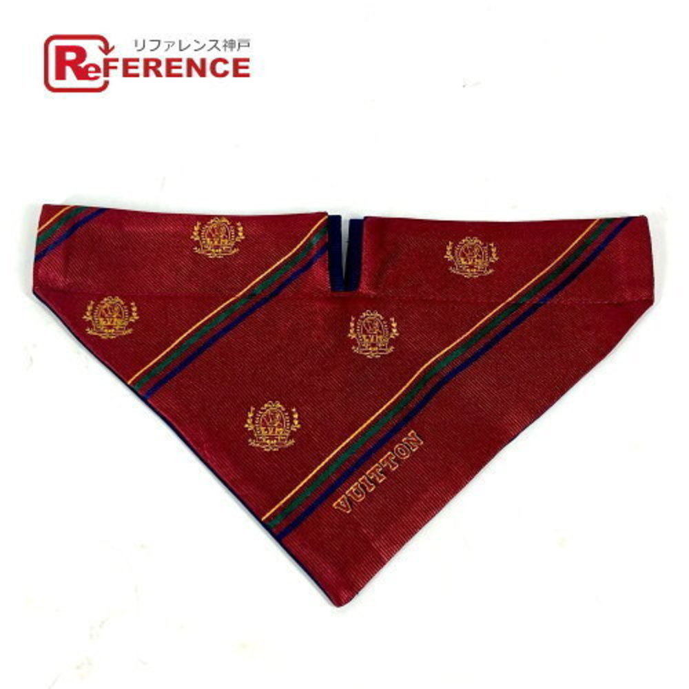 Louis Vuitton Dog Bandana MM Pet Collar Red
